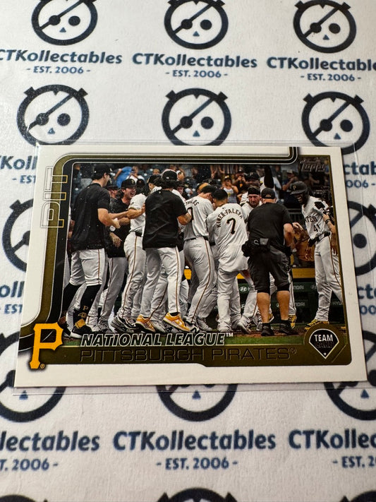 2025 Topps Series 2 Baseball Pittsburgh Pirates Team Card #677