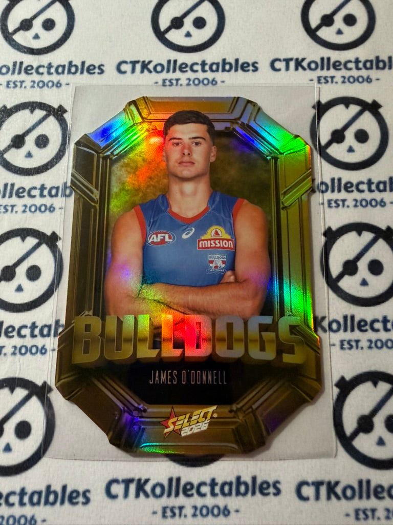 2026 Select AFL Footy Stars Octane Gold Die-Cut James O'Donnell OCG158 #115/315