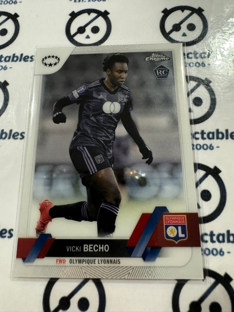 2022-23 Topps Chrome UEFA Women’s Soccer #98 Vicki Becho RC Rookie