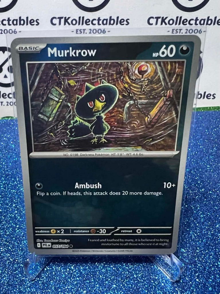 Murkrow Reverse Holo 057/094 Phantasmal Flames Pokemon