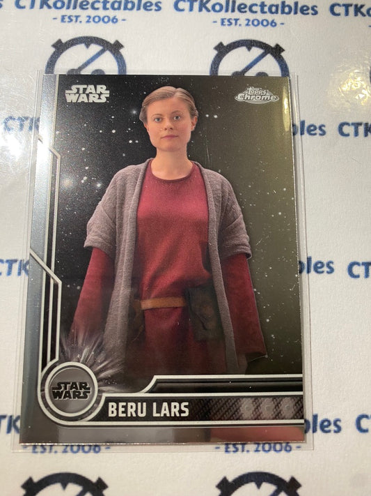 2023 Topps Chrome Star Wars - # 12 Baru Lars Chrome Base Card