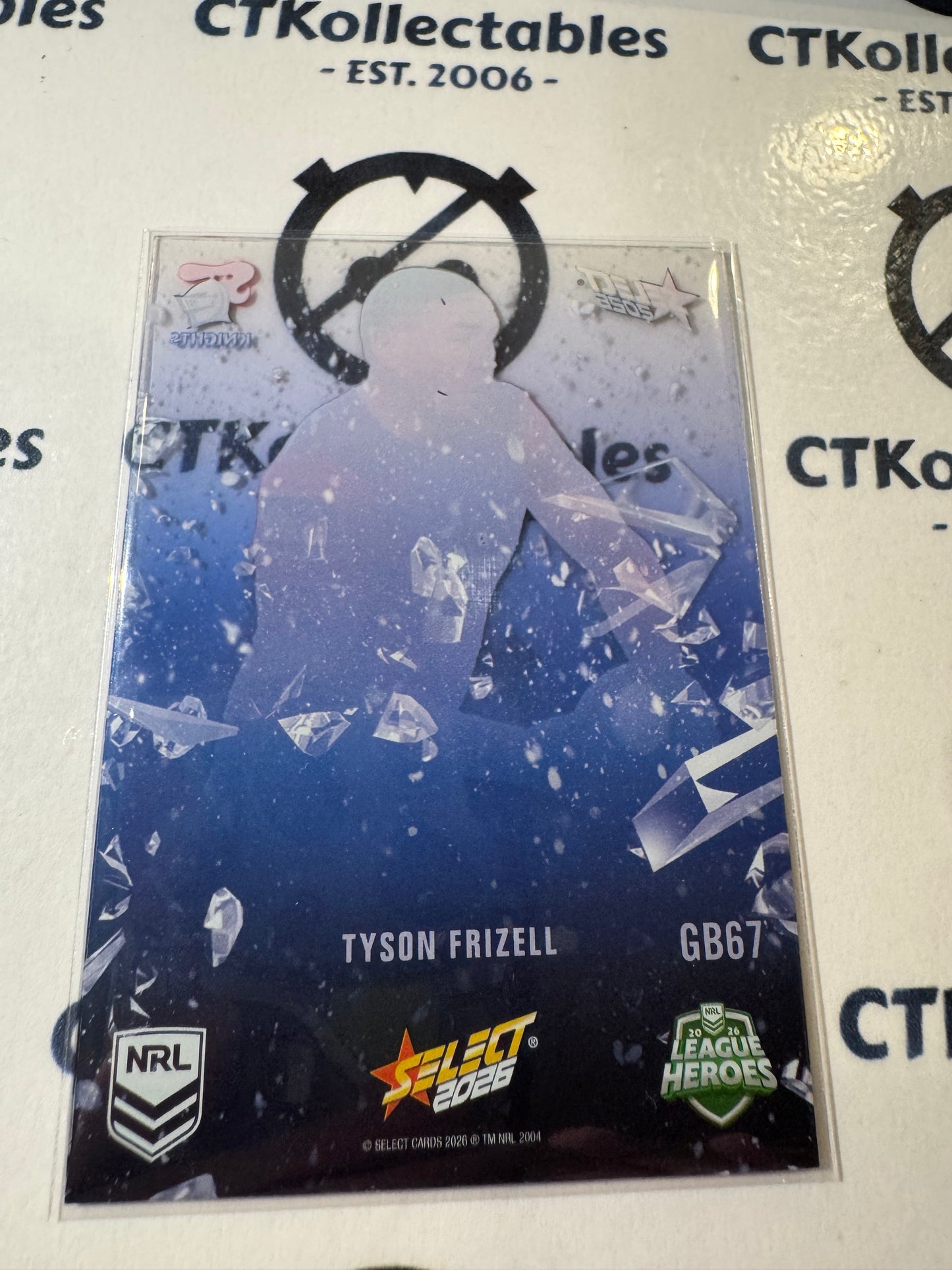 2026 Select NRL League Heroes Game Breakers #GB67 Tyson Frizell Knights