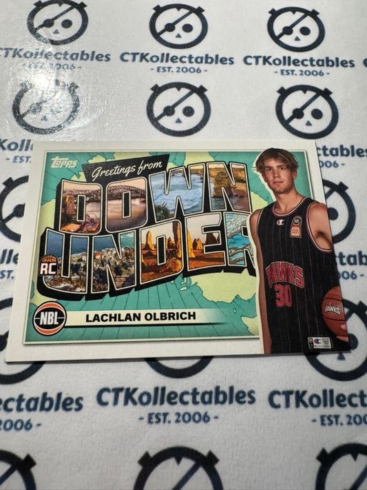 2023-24 Topps NBL Lachlan Olbrich Down Under #DU-11 Hawks