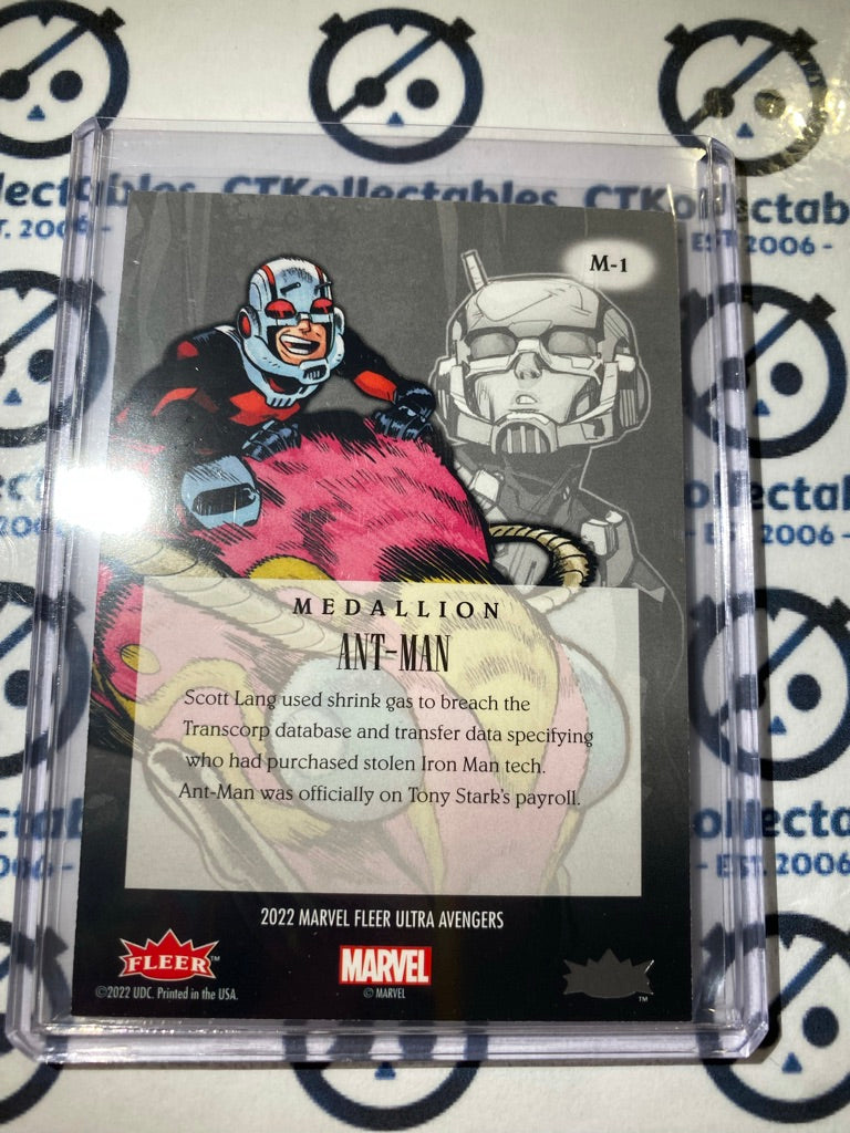 2022 Fleer Ultra Avengers Medallion "Ant-Man" M-1 Avengers