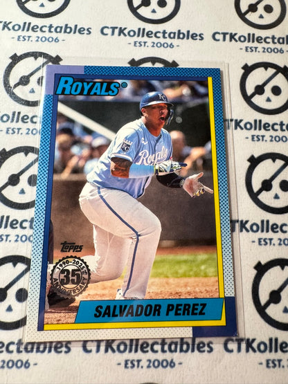 2025 Topps Series 2 Baseball Salvator Perez 35th Anniversary #90b2-19 Royals