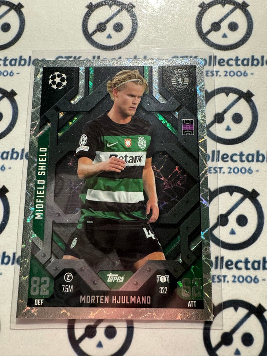 24/25 TOPPS MATCH ATTAX Morten Hjulmand Midfield Shield #322