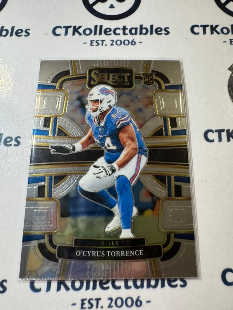 2023 NFL Panini Select Concourse Rookie #12 O’Cyrus Torrence Bills