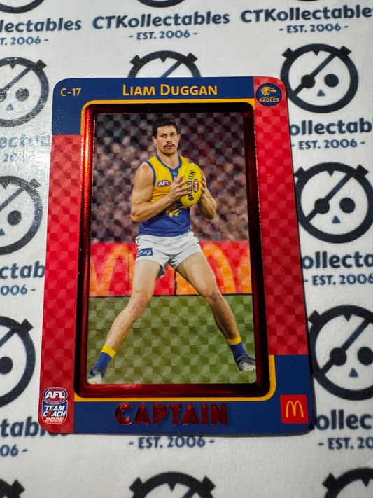 2025 AFL Teamcoach Maccas Captain RED - Liam Duggan C-17 Eagles