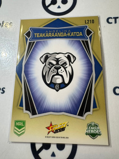 2026 Select NRLW League Heroes Luminous Base #L210 Angelina Teakaraanga-Katoa