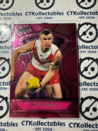 2025 AFL Footy Stars Luminous Chad Warner #LDP80 Dragon Scales PINK Swans