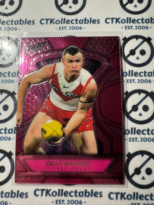 2025 AFL Footy Stars Luminous Chad Warner #LDP80 Dragon Scales PINK Swans