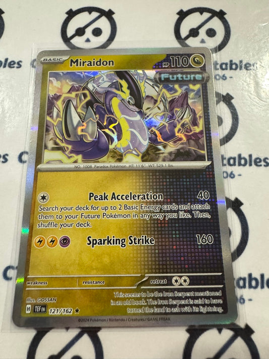 Miraidon Holo Rare Scarlet & Violet Temporal Forces # 121/162 Pokemon