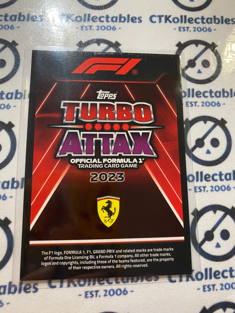2023 Topps Turbo Attax F1 -Foil Carlos Sainz Race Winner #270 Ferrari
