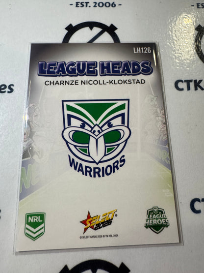 2026 Select NRL League Heroes League Heads #LH126 Charnze Nicoll-Klokstad