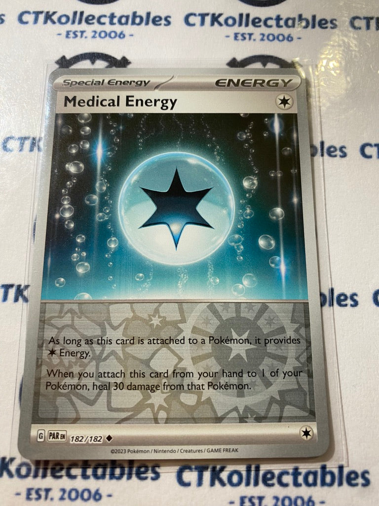 Medical Energy Trainer Reverse Holo #182/182 2023 Paradox Rift Pokémon