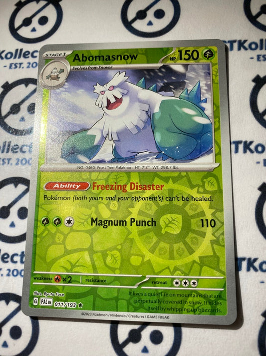 Abomasnow Reverse Holo #011/193 2023 Paldea Evolved Pokemon Card