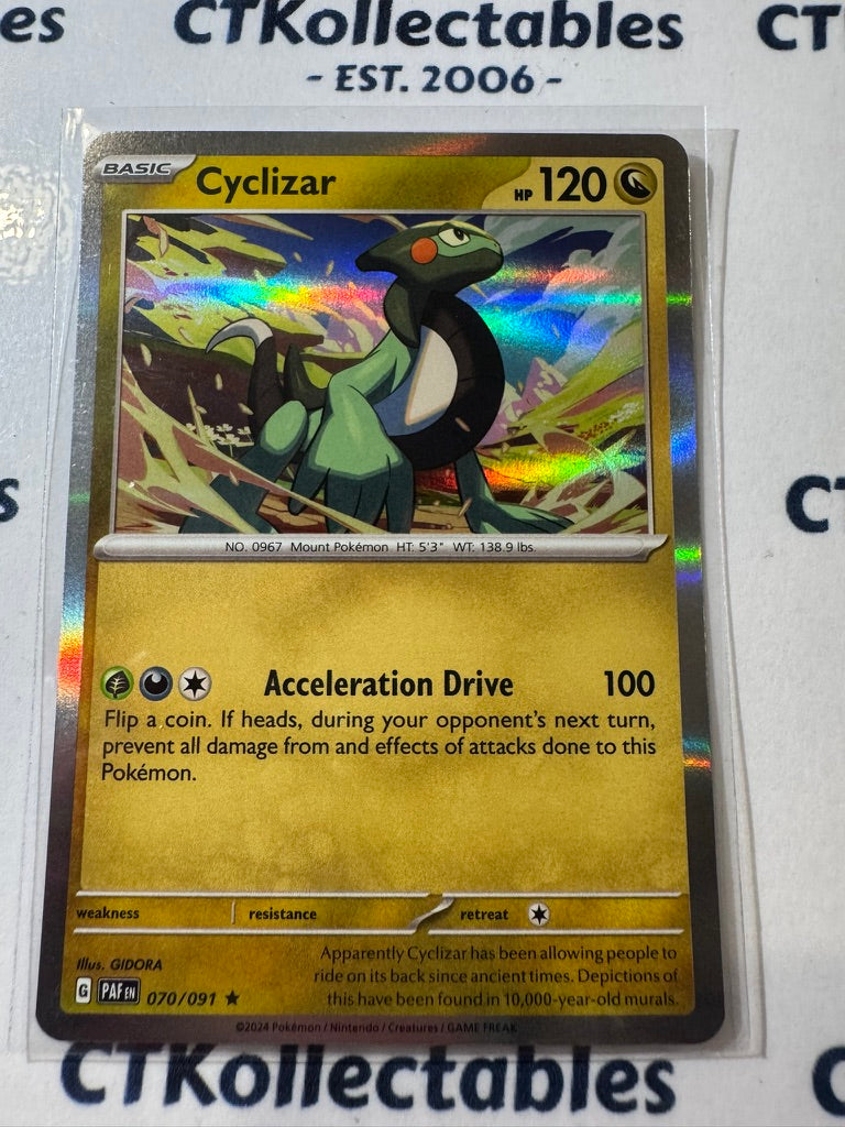 Cyclizar Holo Rare #070/091 2024 Paldean Fates Pokemon Card