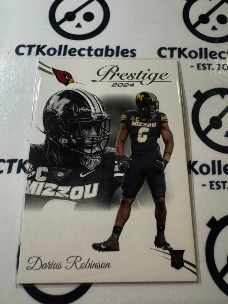 2024 NFL Prestige Rookie Card #324 Darius Robinson Arizona Cardinals