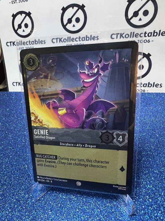 Disney Lorcana -Reign of Jafar FOIL - 189/204 Genie - Satisfied Dragon C