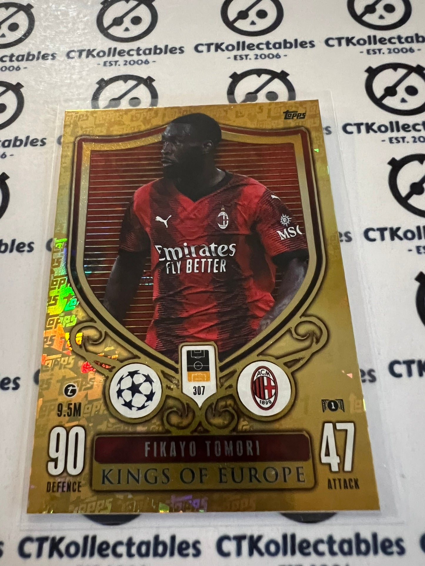 2023-24 TOPPS MATCH ATTAX Fikayo Tomori Kings Of Europe #301 Soccer Card