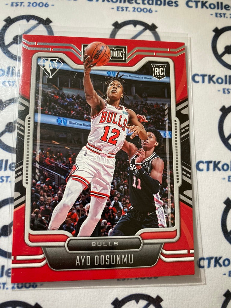 2021/22 Panini NBA Chronicles Playbook Ayo Dosunmu #293 Bulls