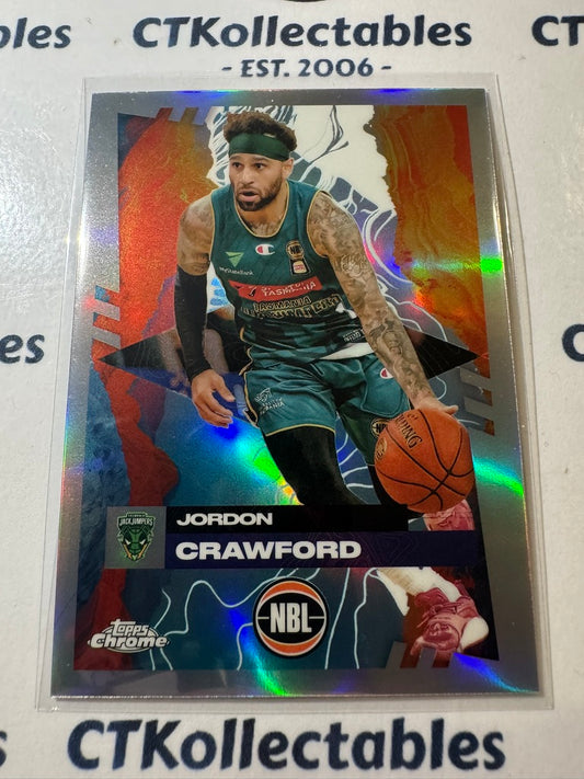 2024-25 Topps NBL Chrome JORDON CRAWFORD Refractor #91
