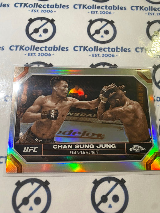 2024 UFC Topps Chrome Chan Sung Jung Sepia Refractor #41