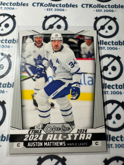 2024-25 O-Pee-Chee Hockey ALL STAR #535 Auston Matthews Toronto Maple Leafs