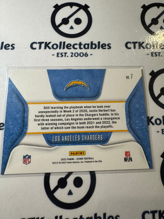 2022 NFL Score Huddle Up #7 Los Angeles Chargers