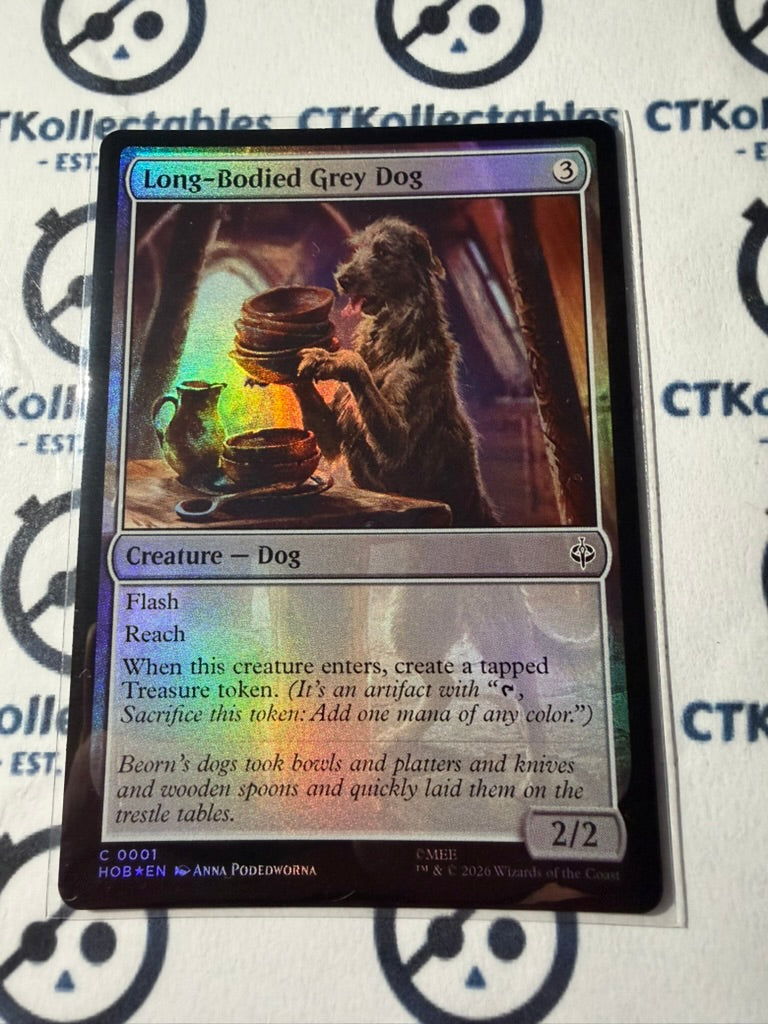 Long-Bodied Grey Dogs Foil #0001 MTG The Hobbit Foil TCG