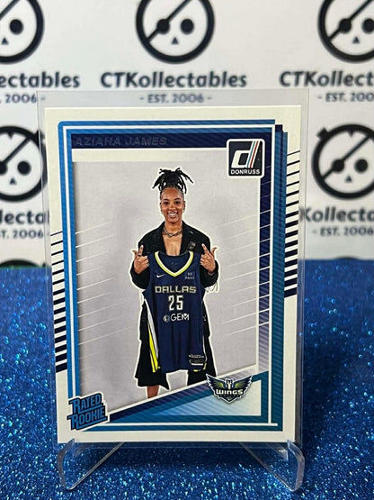 2025 Panini Donruss WNBA Rated Rookie #95 Aziaha James Dallas Wings