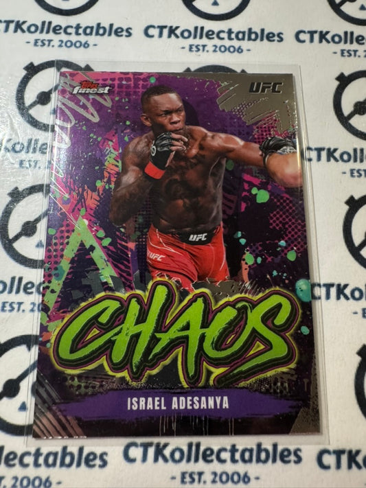 2024 UFC Topps Finest Isreal Adesanya CHAOS  #CHA-29 Middleweight
