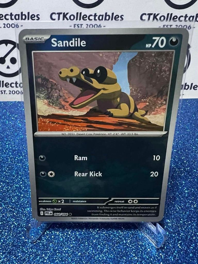 Sandile Reverse Holo 064/094 Phantasmal Flames Pokemon