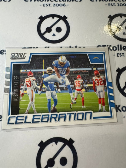 2022 NFL Panini Score Celebration #C-AE Austin Ekeler Chargers