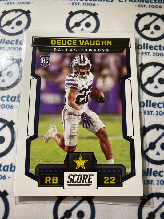 2023 NFL Panini Score #327 Deuce Vaughn - Dallas Cowboys