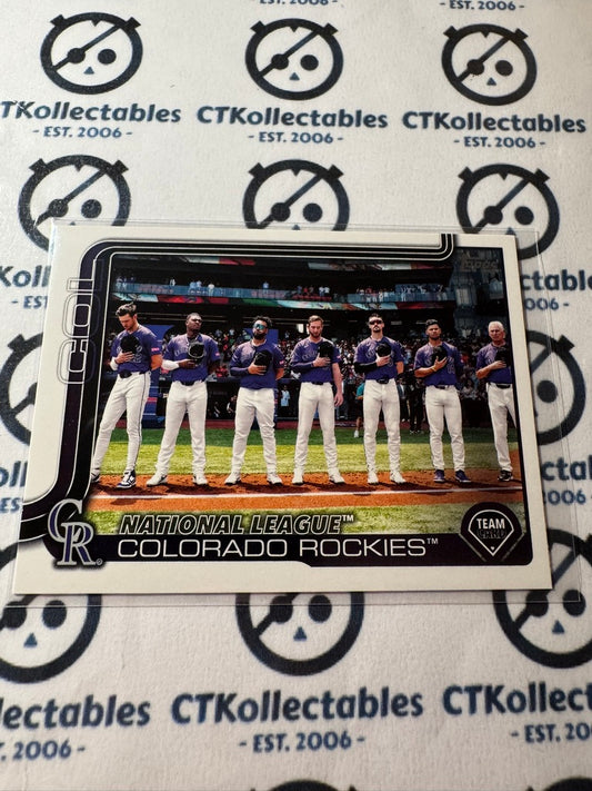 2025 Topps Series 2 Baseball Colorado Rockies Team Card #486