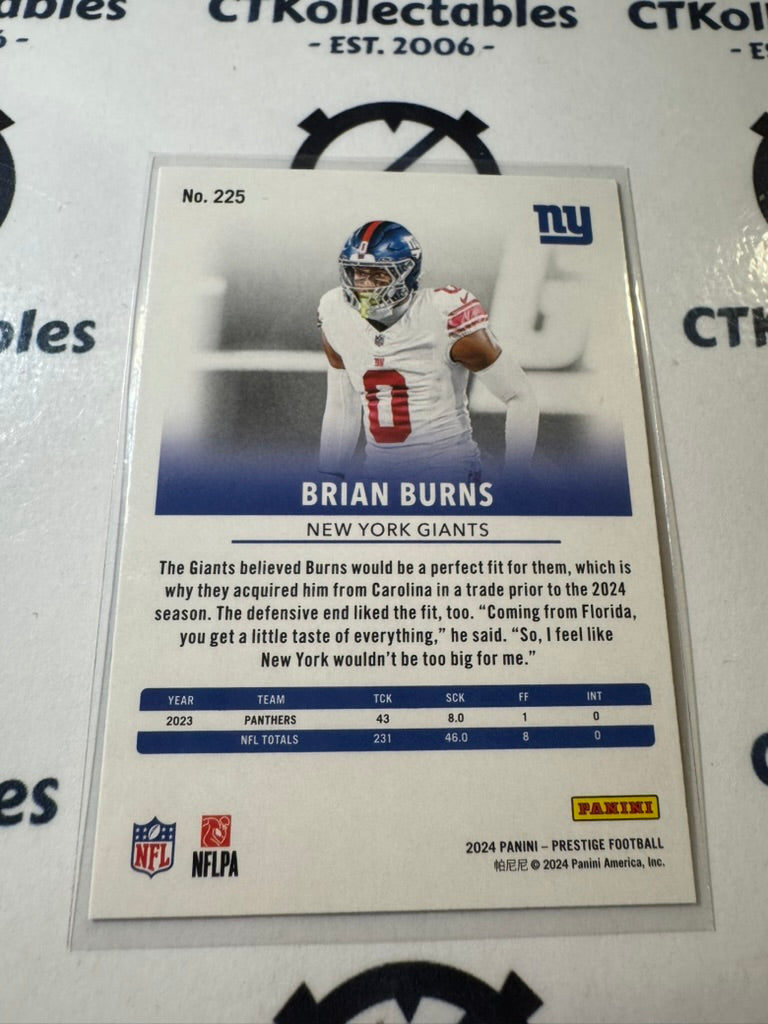 2024 NFL Prestige Dots Xtra Points #225 Brian Burns New York Giants
