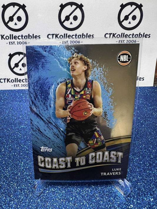 2023-24 Topps Chrome NBL Coast to Coast #CC-10 Luke Travers Melbourne United