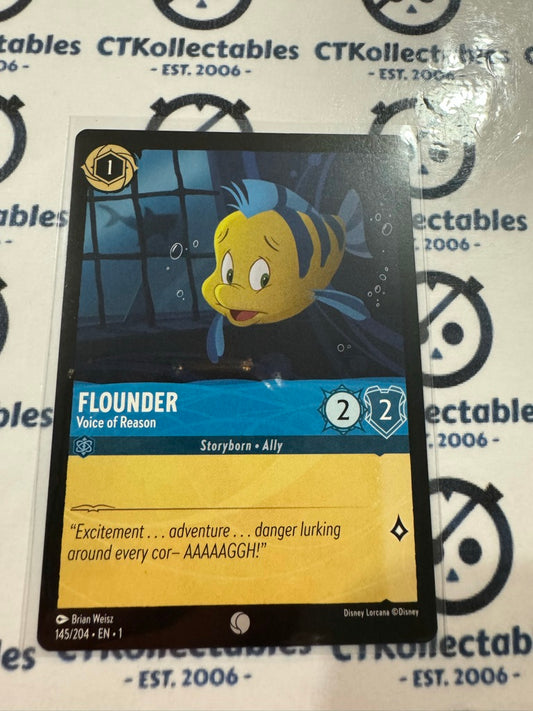 2024 Disney Lorcana Non-Foil #145/204 Flounder The First Chapter Common