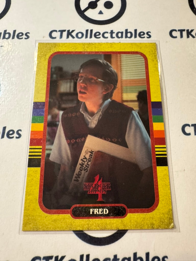 Stranger Things Fredd 2023 Topps Stranger Things Season 4 #25 Yellow Fred Benson β CTKollectables