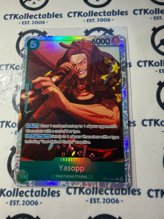 Yasopp SR OP17-031 One Piece The World's Strongest Warrior ENG
