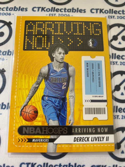 2023-24 Panini NBA HOOPS Dereck Lively II Arriving now #19 Mavericks