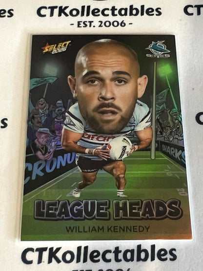 2026 Select NRL League Heroes League Heads #LH28 William Kennedy Sharks