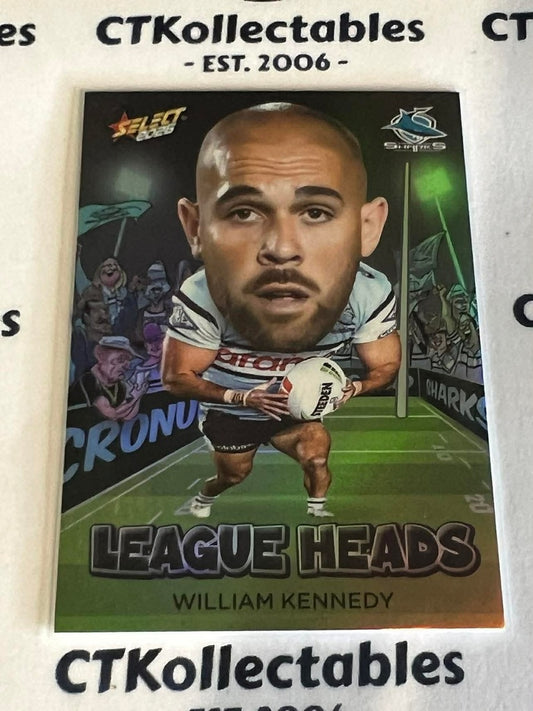 2026 Select NRL League Heroes League Heads #LH28 William Kennedy Sharks