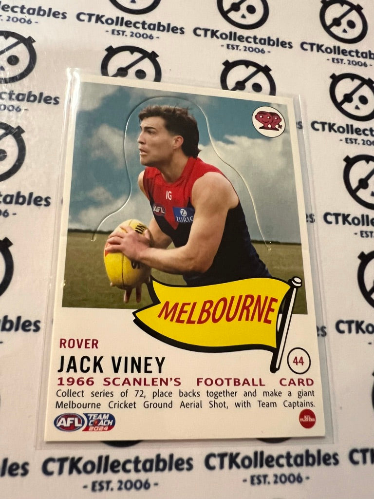 2024 AFL Teamcoach Scanlens Die-Cut Jack Viney #44 Demons