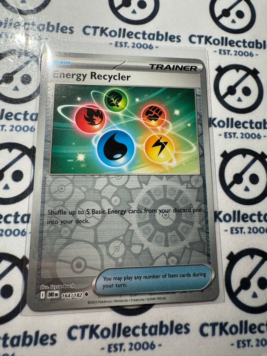 Energy Recycler Scarlet & Violet Destined Rivals #164/182 Reverse Holo