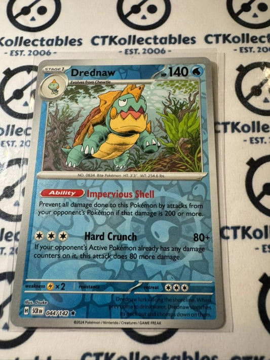 Drednaw Reverse Holo #044/142 Stellar Crown Scarlet & Violet Pokemon