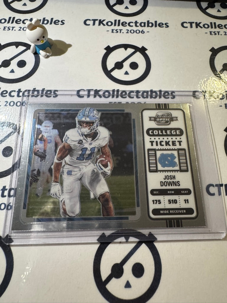 2023 NFL Panini Chronicles Draft Picks Contenders OPTIC Josh Downs RC #10 Colts