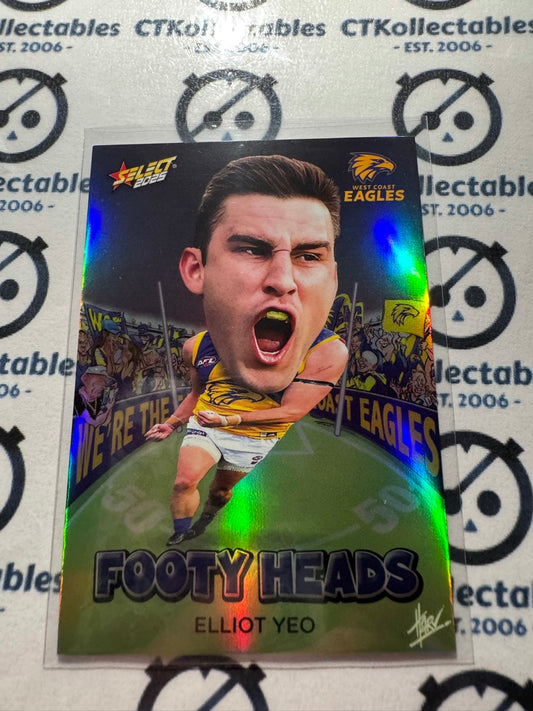 2025 AFL Footy Stars Footy Heads Elliot Yeo FH102 Eagles