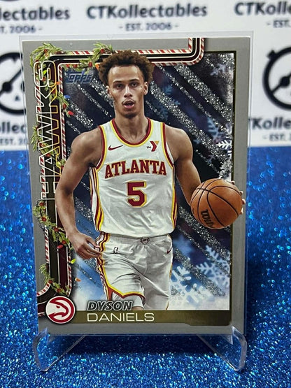 2025-26 Topps Holiday NBA Glitter #H51 Dyson Daniels Atlanta Hawks